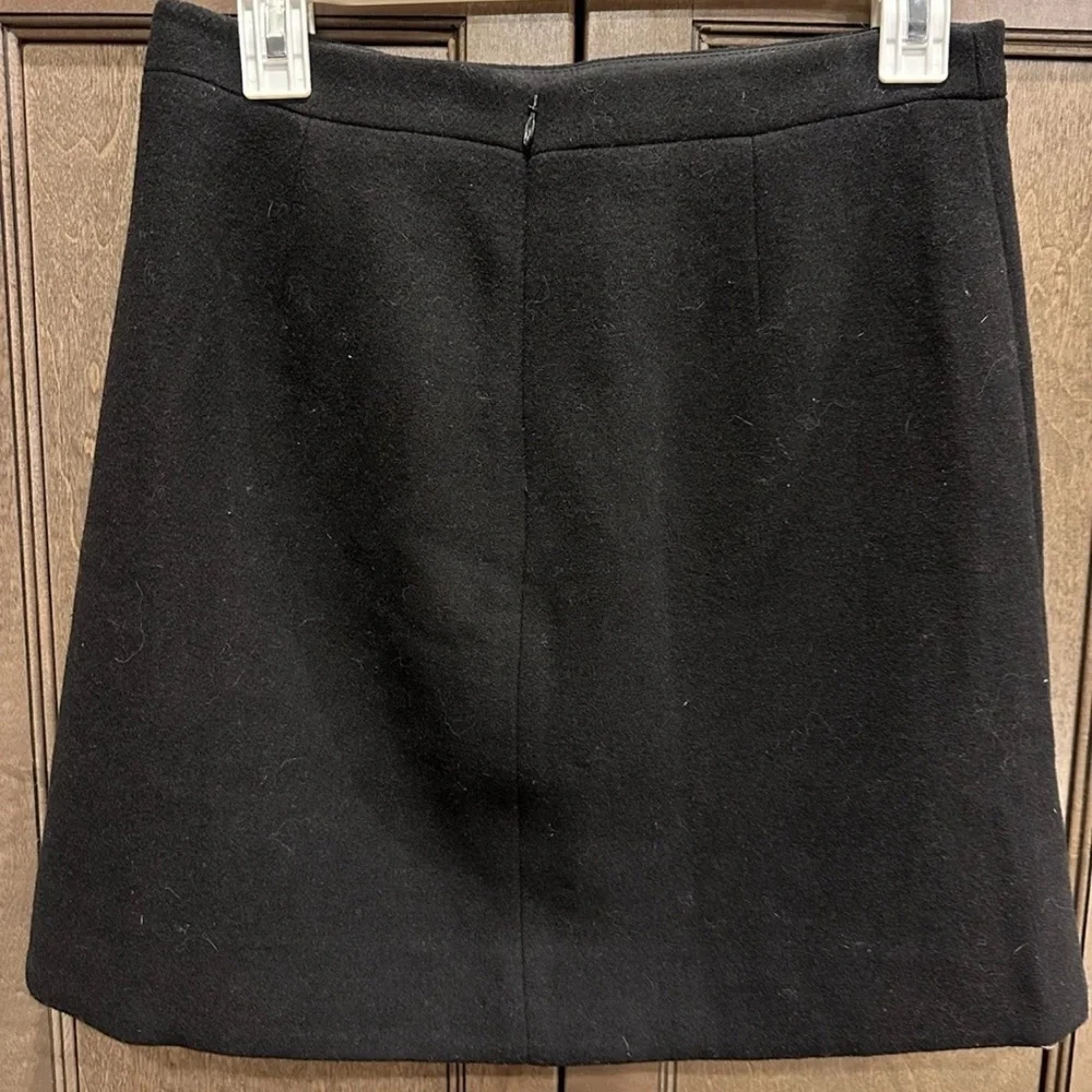 J. Crew Mercantile Wool Ruffle Detail Skirt